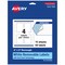 Avery Matte White Removable Rectangle Labels with Sure Feed Technology, Print-to-the-Edge, 4" x 3"
